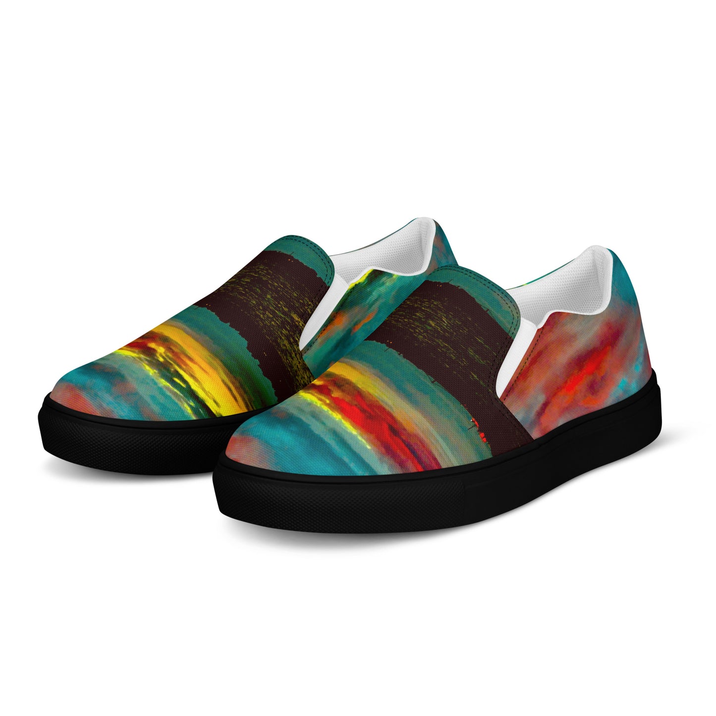 Women’s Slip On Shoes - Ms River Rainbow