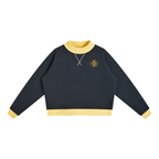 Women’s Mock Neck Crewneck Sweatshirt