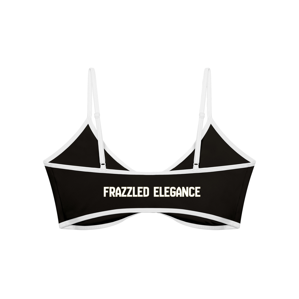Women's Color Block Ruched V-Neck Sports Bra