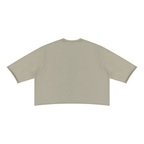 Unisex Mineral Wash Raw Hem Boxy T-Shirt