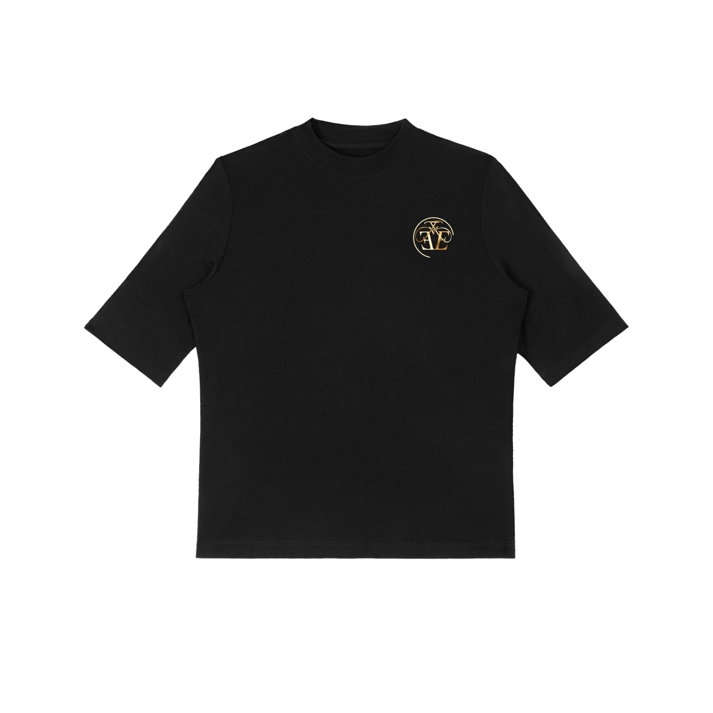 Essential Mock Neck Short Sleeve T-Shirt