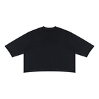 Unisex Mineral Wash Raw Hem Boxy T-Shirt