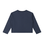 Women's Raw Hem Long Sleeve T-Shirt