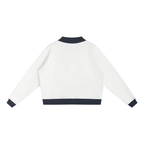 Women’s Mock Neck Crewneck Sweatshirt