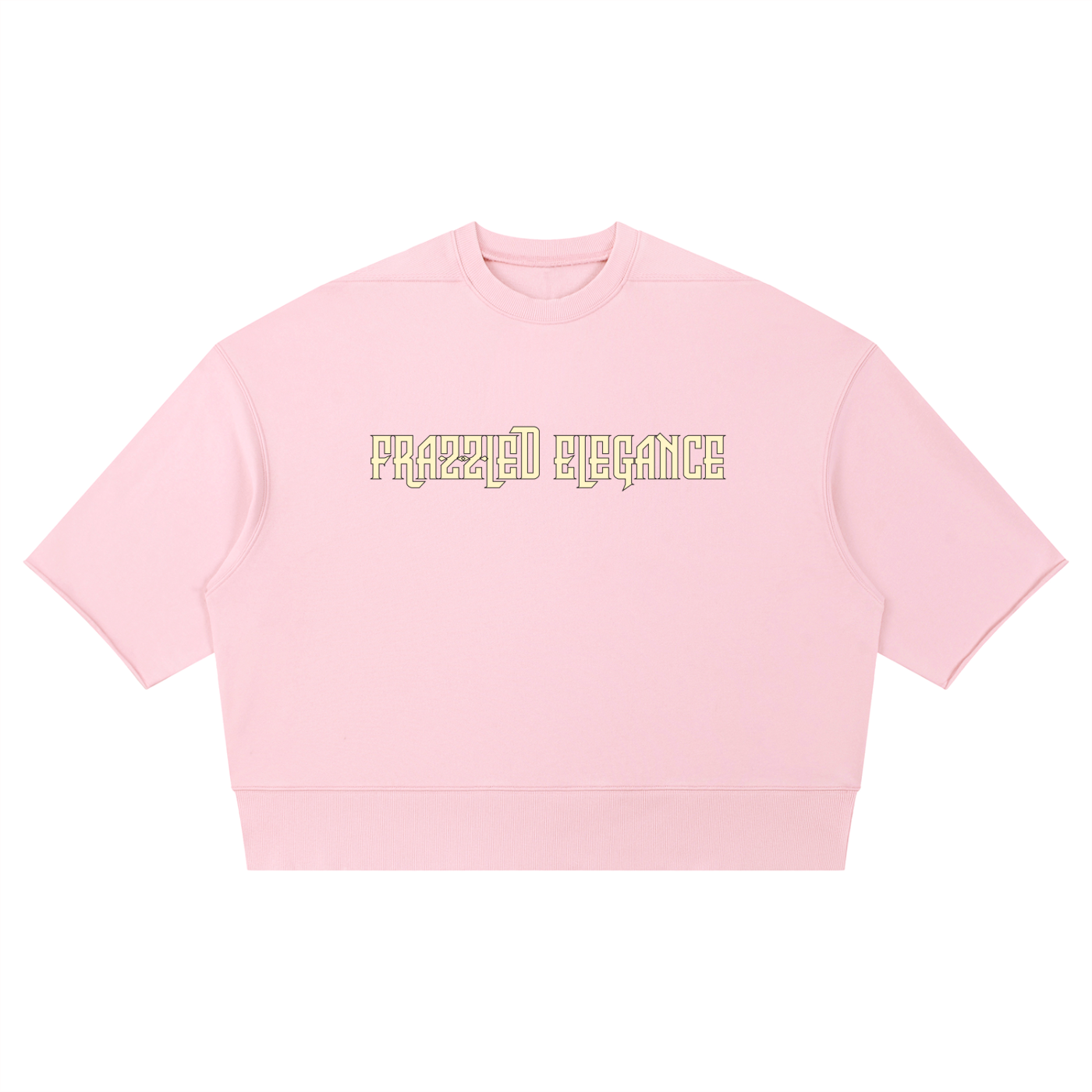 Unisex Mineral Wash Boxy Raw Edge T-Shirt