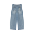 Women’s Vintage Wash High Rise Wide Leg Jeans