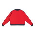 Women’s Mock Neck Crewneck Sweatshirt