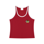 Women's Color Block Cropped Tank Top