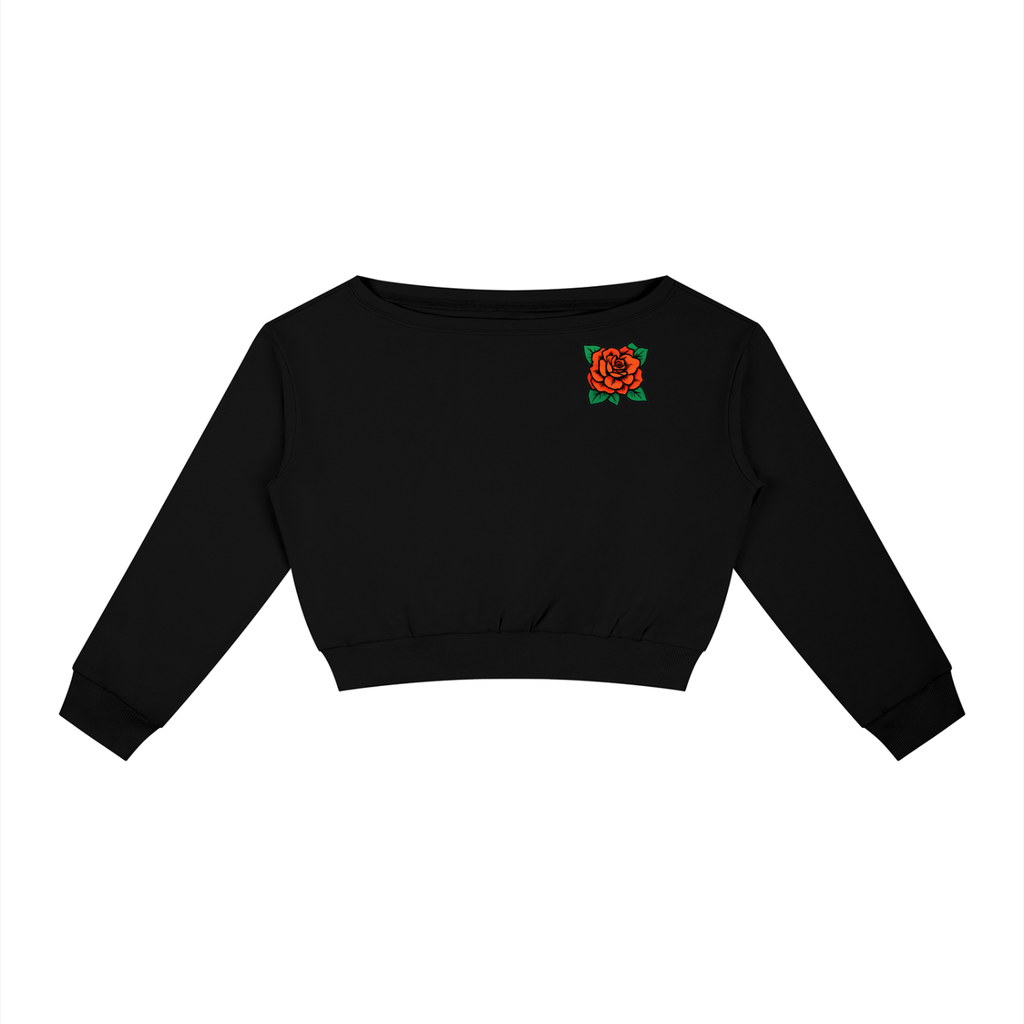 Women's Off-Shoulder Sweatshirt
