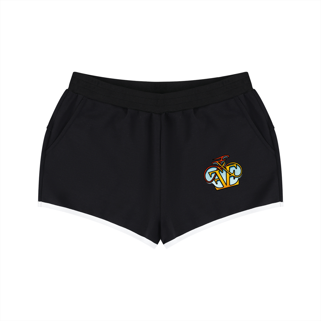Women's Retro Contrast Binding Shorts