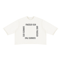 Unisex Mineral Wash Raw Hem Boxy T-Shirt