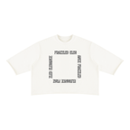 Unisex Mineral Wash Raw Hem Boxy T-Shirt
