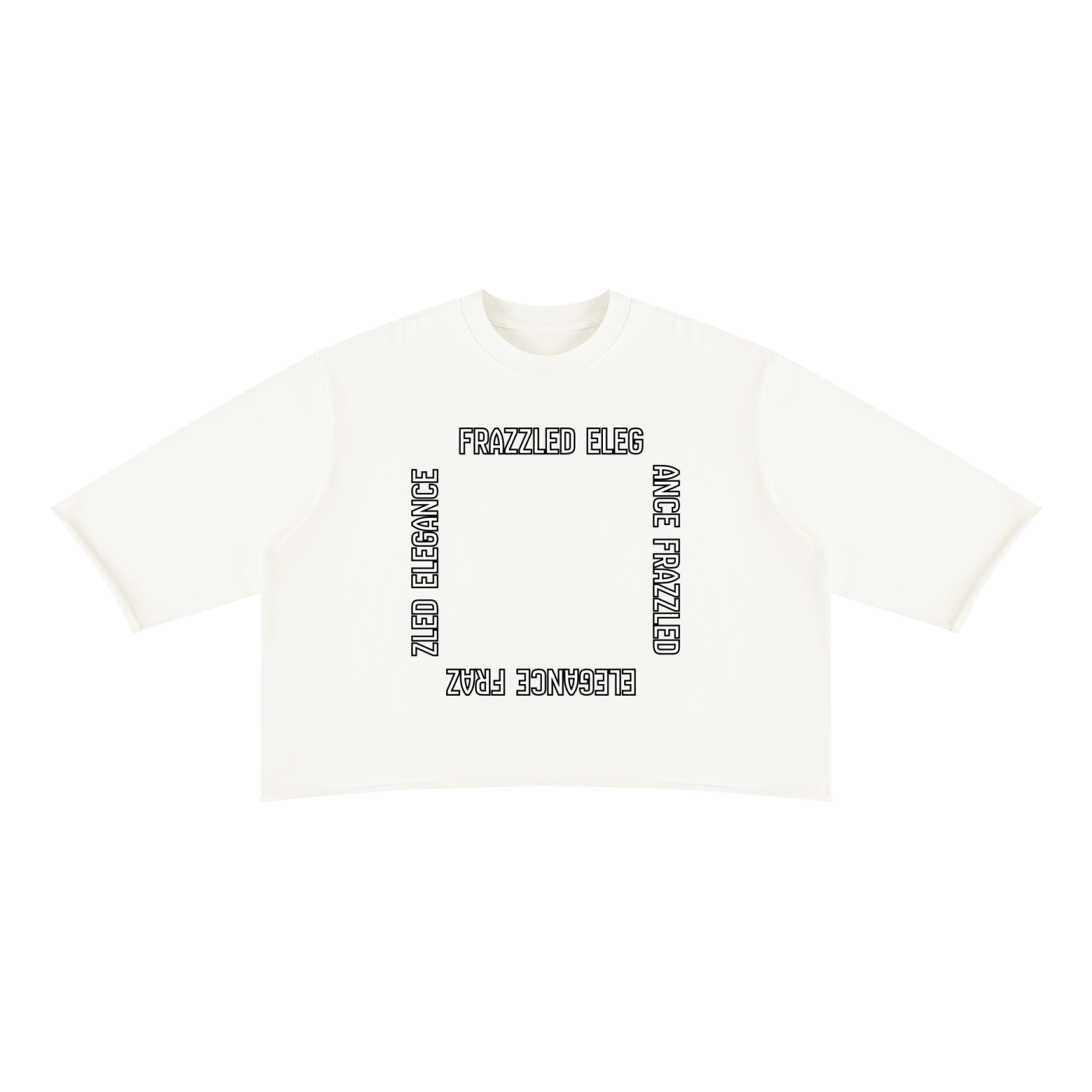Unisex Mineral Wash Raw Hem Boxy T-Shirt