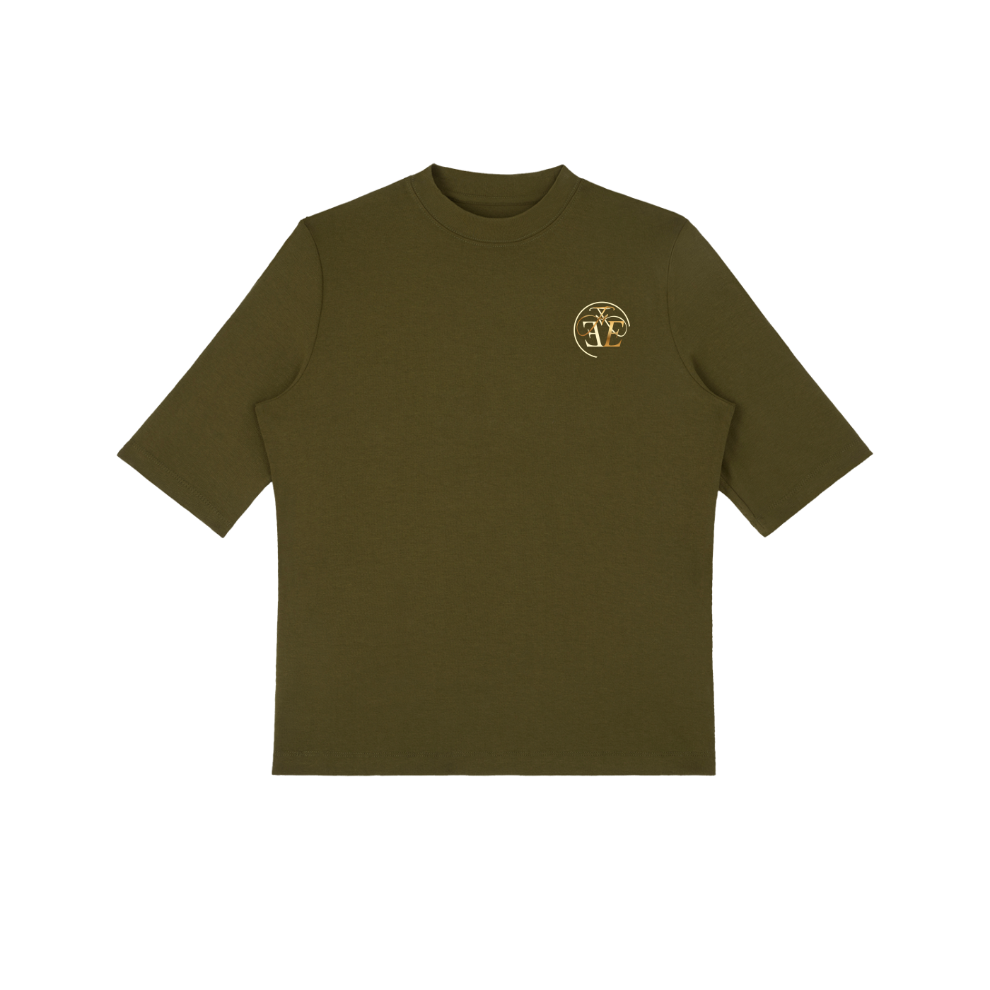 Essential Mock Neck Short Sleeve T-Shirt