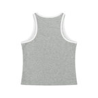 Women's Color Block Cropped Tank Top