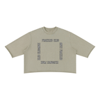 Unisex Mineral Wash Raw Hem Boxy T-Shirt
