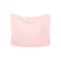 Women's Ruched Cropped Tube Top