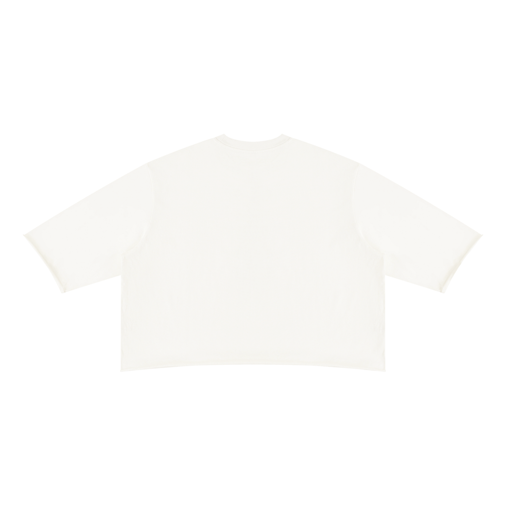 Unisex Mineral Wash Raw Hem Boxy T-Shirt