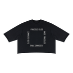 Unisex Mineral Wash Raw Hem Boxy T-Shirt