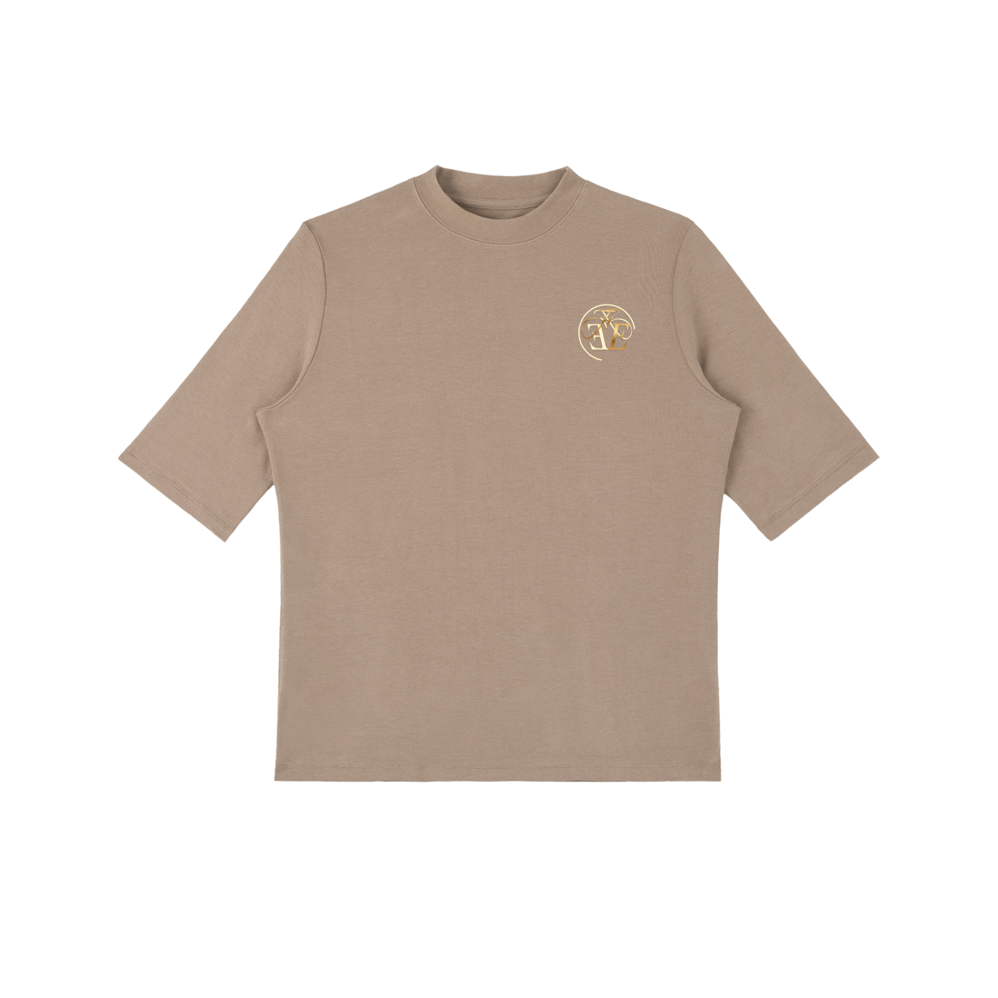 Essential Mock Neck Short Sleeve T-Shirt