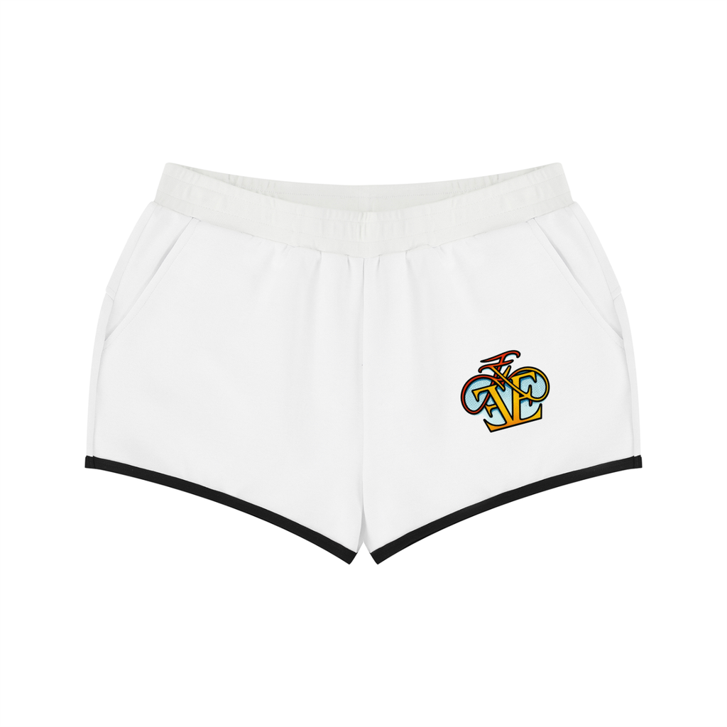 Women's Retro Contrast Binding Shorts
