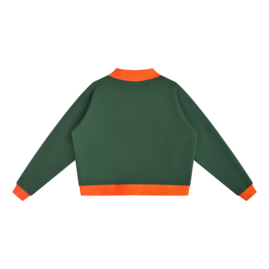 Women’s Mock Neck Crewneck Sweatshirt