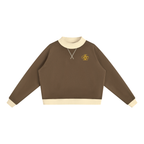 Women’s Mock Neck Crewneck Sweatshirt