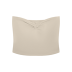 Women's Ruched Cropped Tube Top