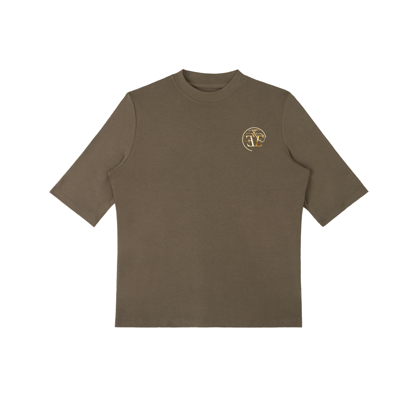 Essential Mock Neck Short Sleeve T-Shirt