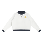 Women’s Mock Neck Crewneck Sweatshirt