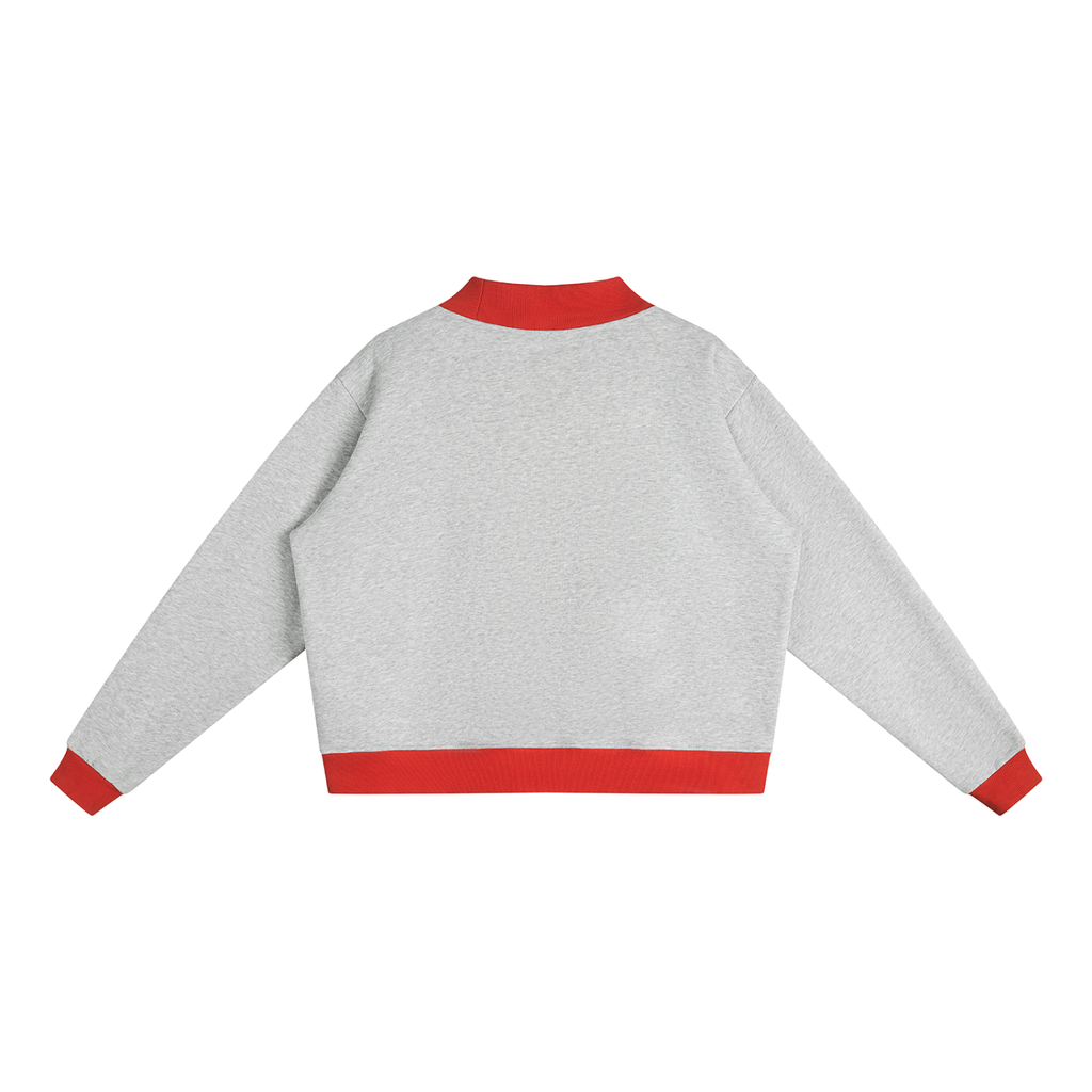 Women’s Mock Neck Crewneck Sweatshirt