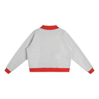 Women’s Mock Neck Crewneck Sweatshirt