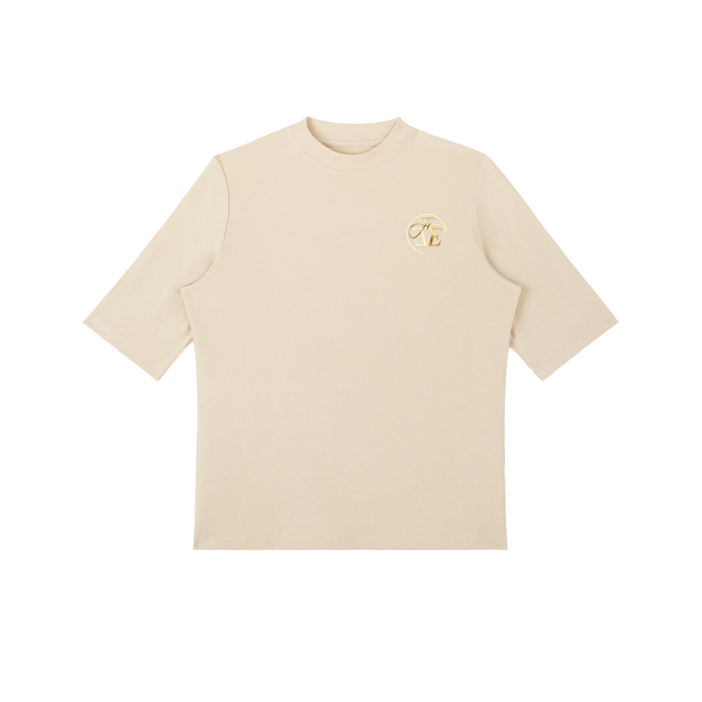 Essential Mock Neck Short Sleeve T-Shirt