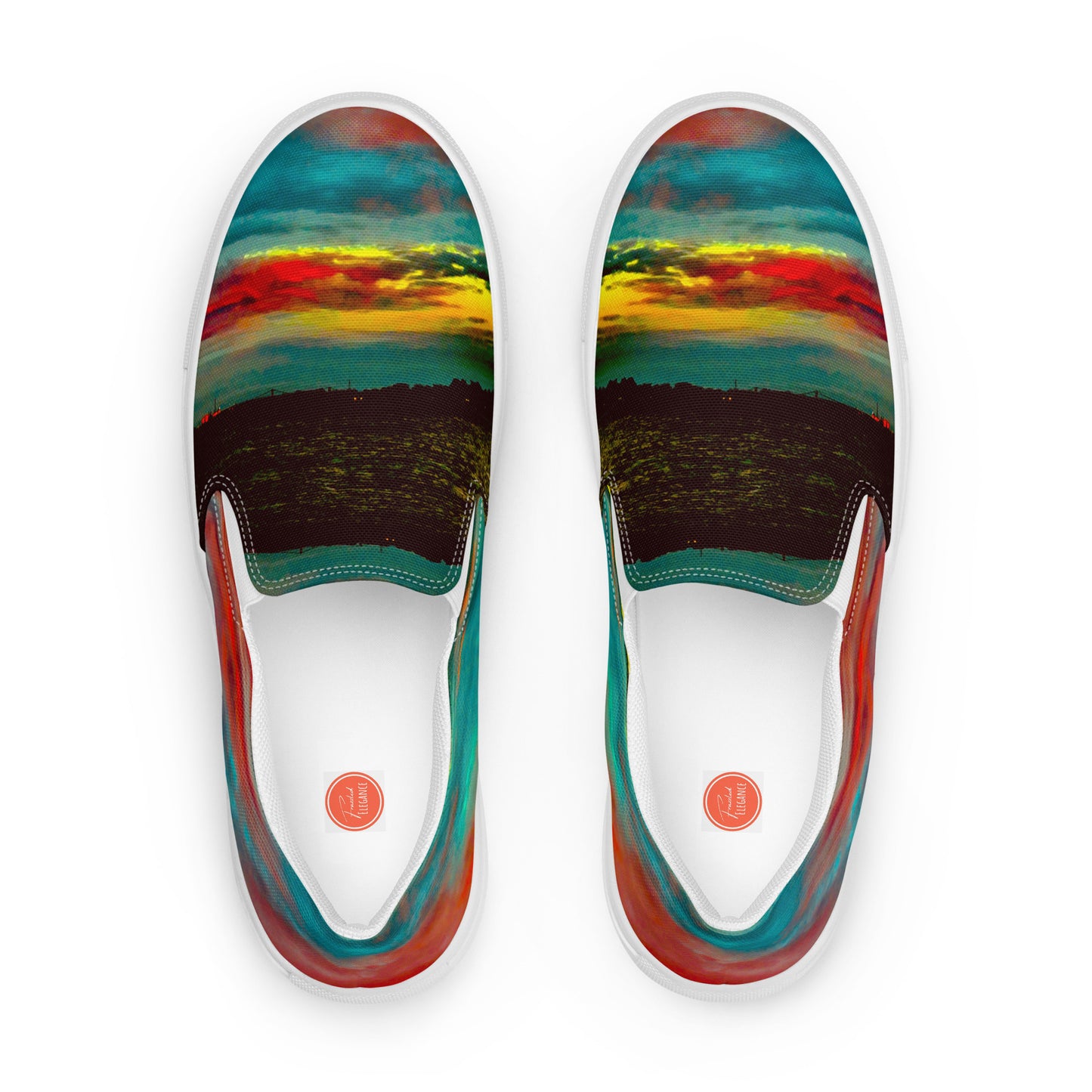Women’s Slip On Shoes - Ms River Rainbow